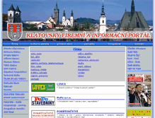 Tablet Screenshot of infoklatovy.cz